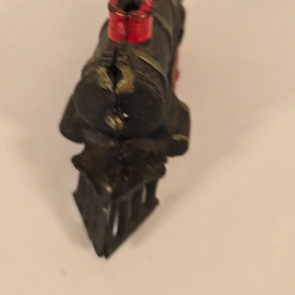 Vintage Cast Iron Black‎ Steam Engine #50 Train Locomotive Toy Made In Japan